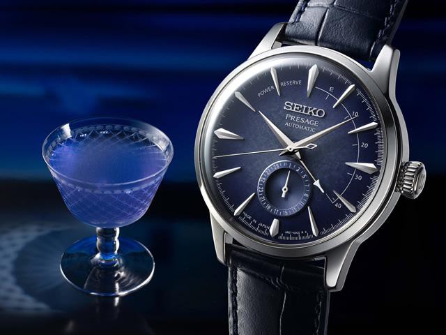 Presage launches two new designs, inspired by Tokyo's best cocktails. |  Seiko Watch Corporation