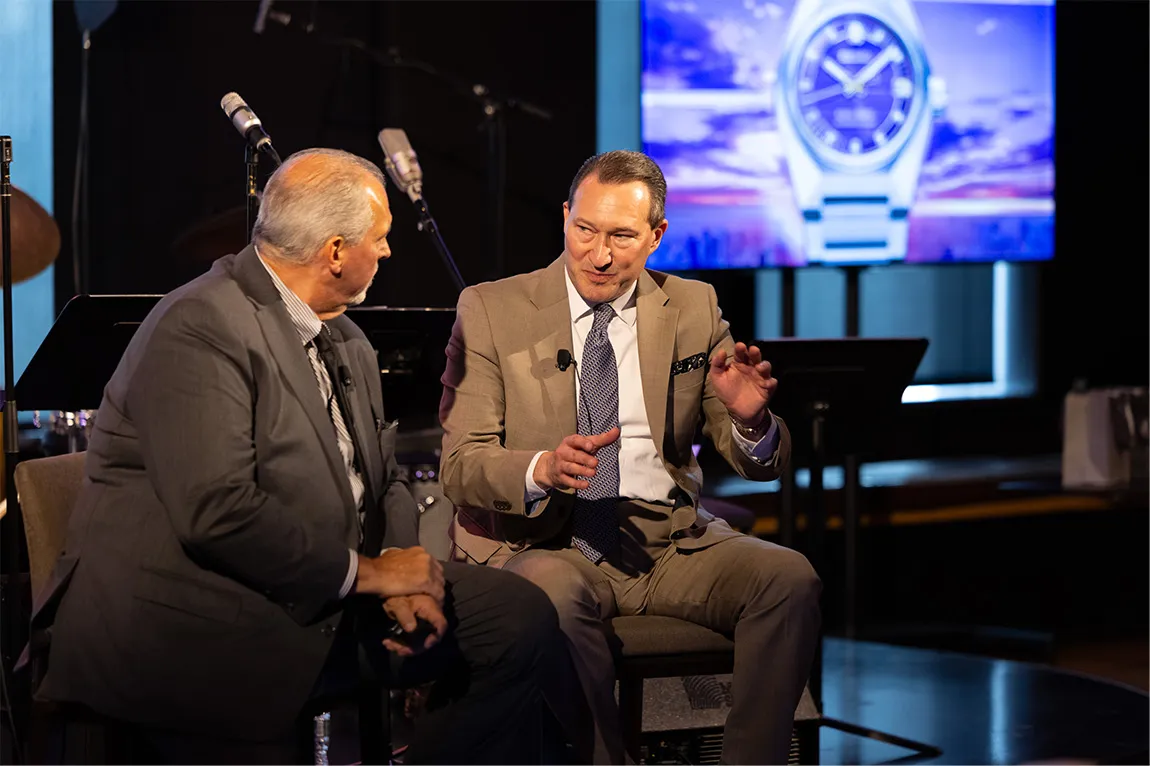 Photo of a scene from the talk session