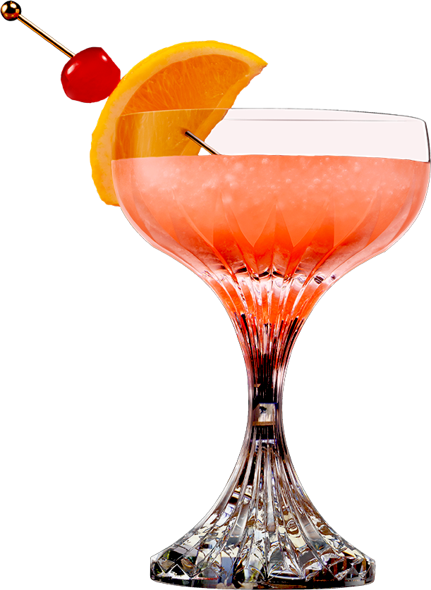 The image of a cocktail, o Tequila Sunset
