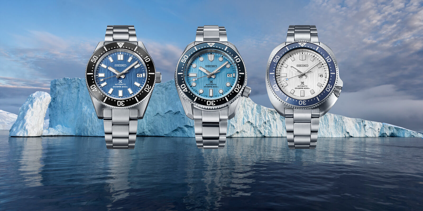 SEIKO PROSPEX Reinterpretações Modernas dos Diver's de 1965 / 1968 / 1970 Edições Especiais Save the Ocean