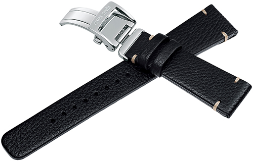Bracelete adicional em pele certificada do relógio mecânico clássico King Seiko SPB365J1.