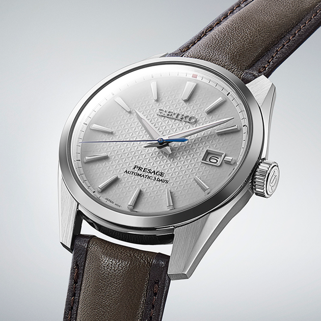 Novo relógio Seiko Presage Sharp Edged SPB413J1, comemorativo dos 110 anos do Laurel.