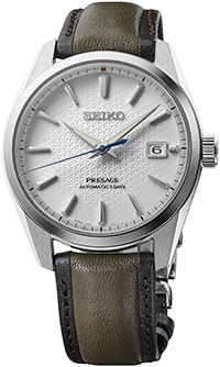 Relógio automático Seiko Presage Sharp Edged SPB413J1, edição limitada dos 110 anos do Laurel.