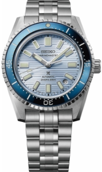 Seiko Prospex Marinemaster SJE099 com mostrador azul.
