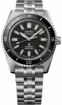 Seiko Prospex Marinemaster SJE101J1 com mostrador preto.
