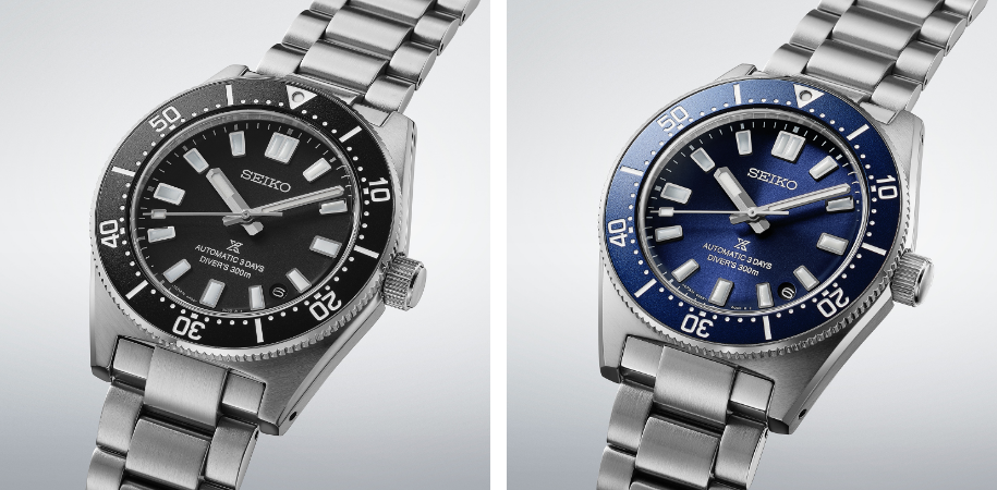 Os novos Seiko Prospex Heritage Diver's baseiam-se no design do relógio de mergulho original da Seiko, lançado em 1965.