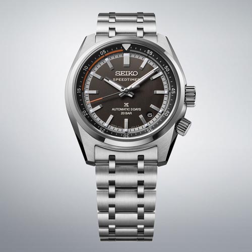 Relógio automático Seiko Prospex Speedtimer SPB515 com contador regressivo.