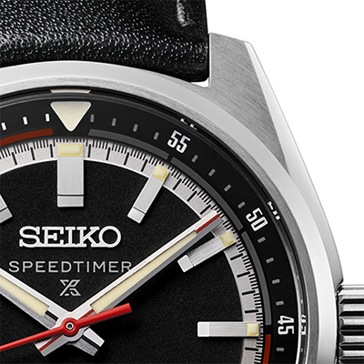 Números árabes dos Prospex Speedtimer baseados no painel de instrumentos do Datsun 240Z.