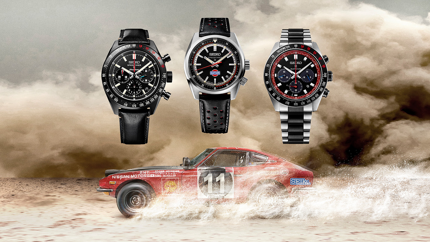 Novos relógios Prospex Speedtimer de edição limitada em colaboração com o Datsun 240Z.