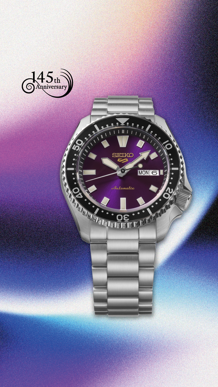 Relógio Seiko 5 Sports SKX HDB003K1, edição limitada do 145º aniversário da Seiko.