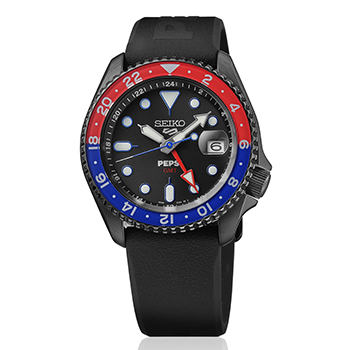 Relógio automático SSK047, Edição Limitada Seiko 5 Sports x Pepsi.