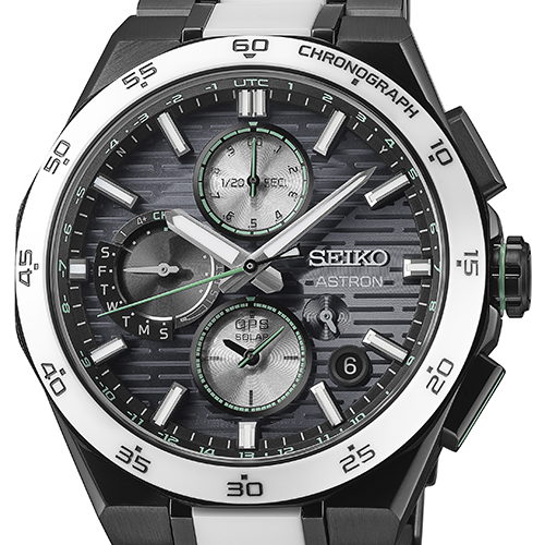 Mostrador do relógio Seiko Astron GPS Solar SSH185J1, edição limitada 2025.