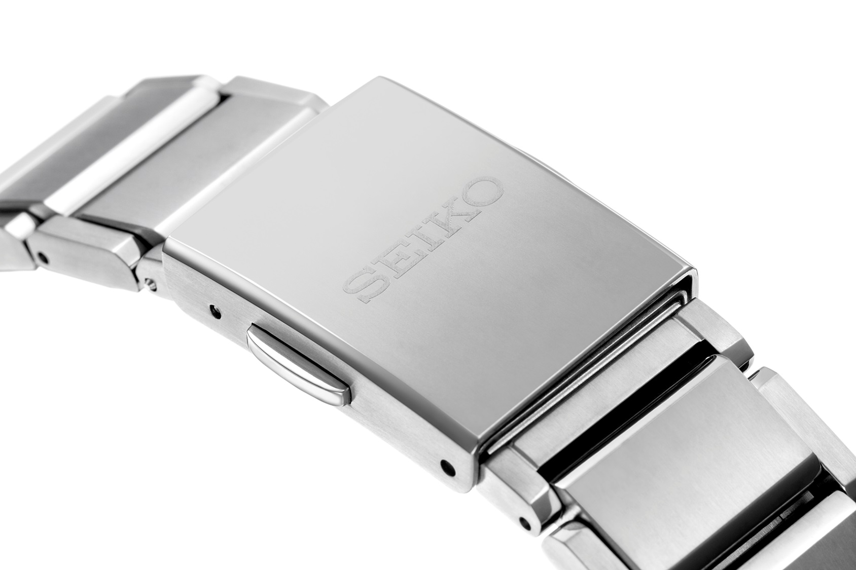 Sistema de ajuste inteligente da bracelete de Seiko Astron GPS Solar.