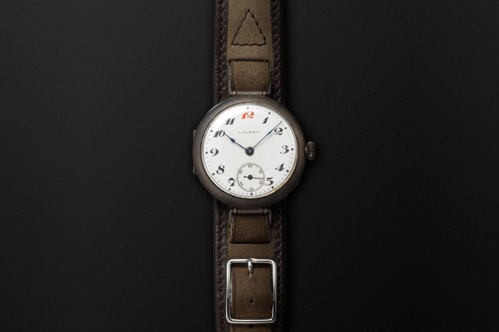 O Laurel de 1913, o primeiro relógio de pulso da Seiko e do Japão.