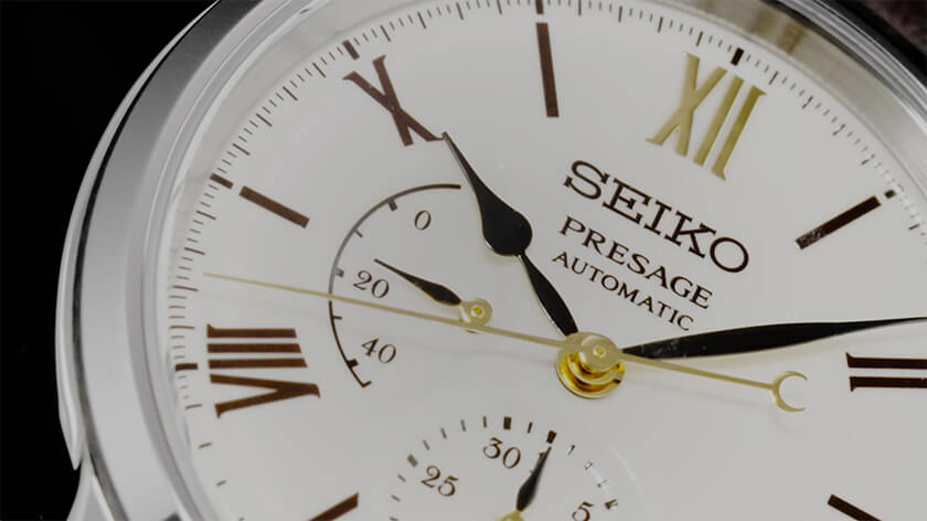 Vídeo do relógio mecânico Seiko Presage Craftsmanship SPB397J1 com mostrador em porcelana de Arita.