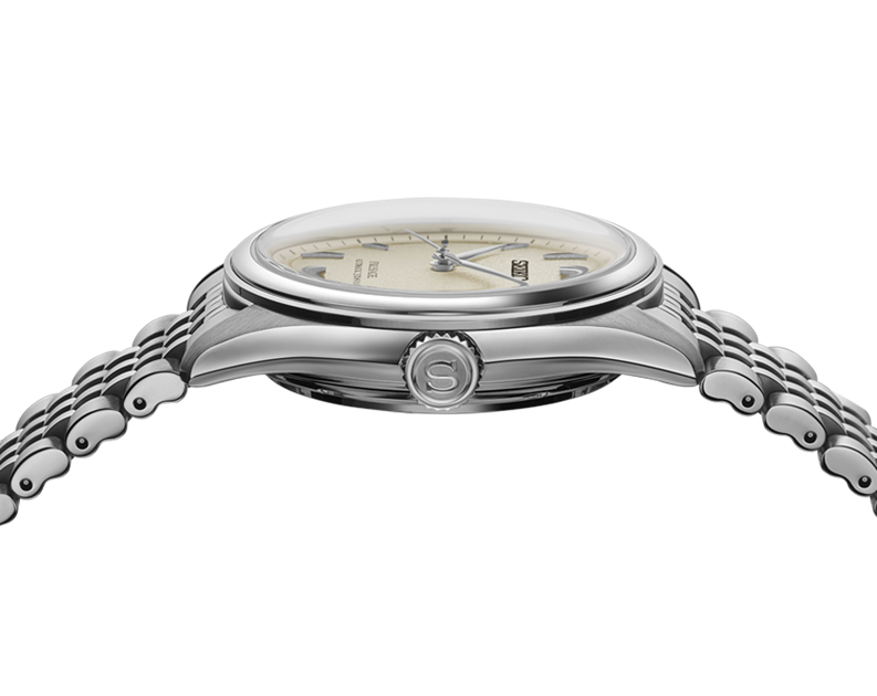 Os relógios da série Seiko Presage Classic têm vidros de safira abobadados.