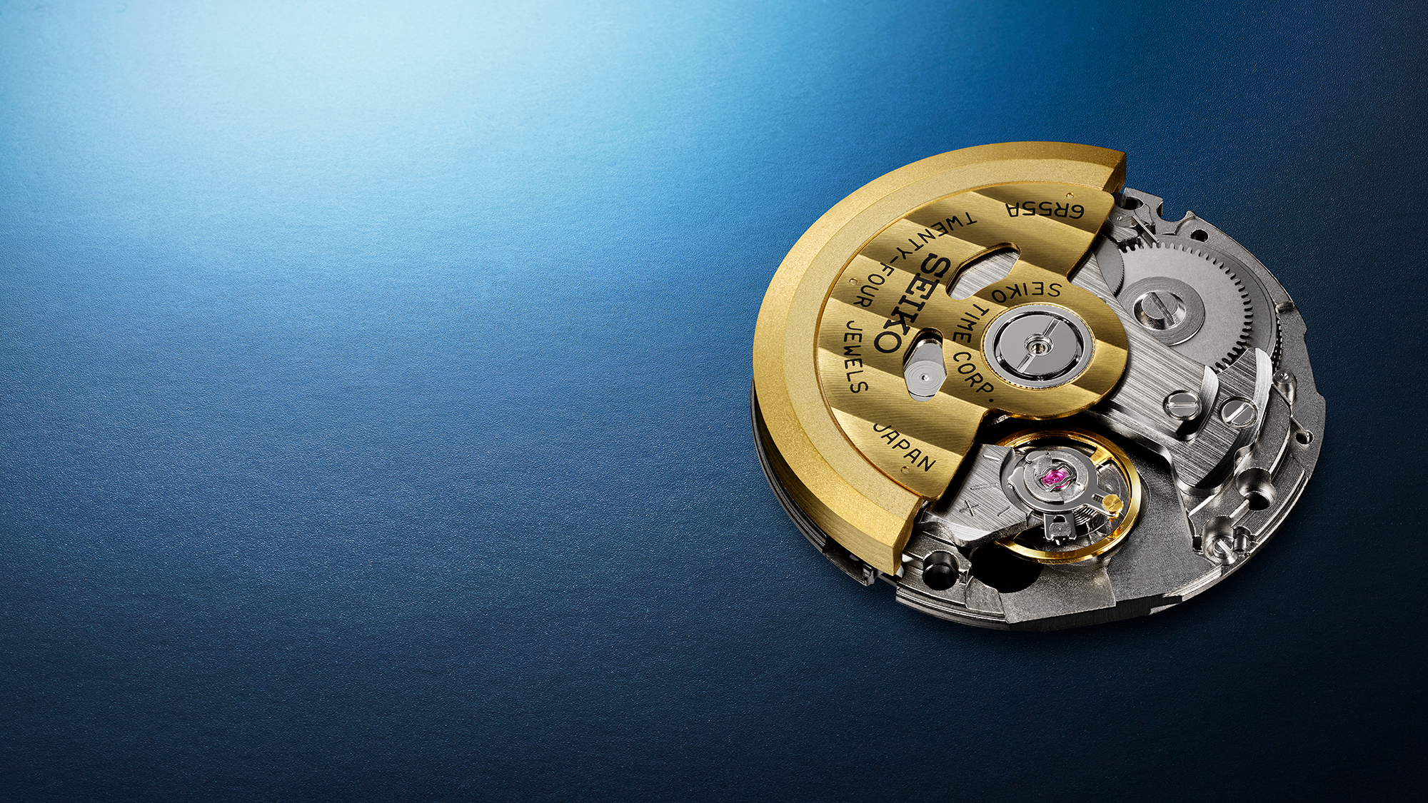 Especificações do Calibre 6R55, movimento mecânico automático da Seiko.