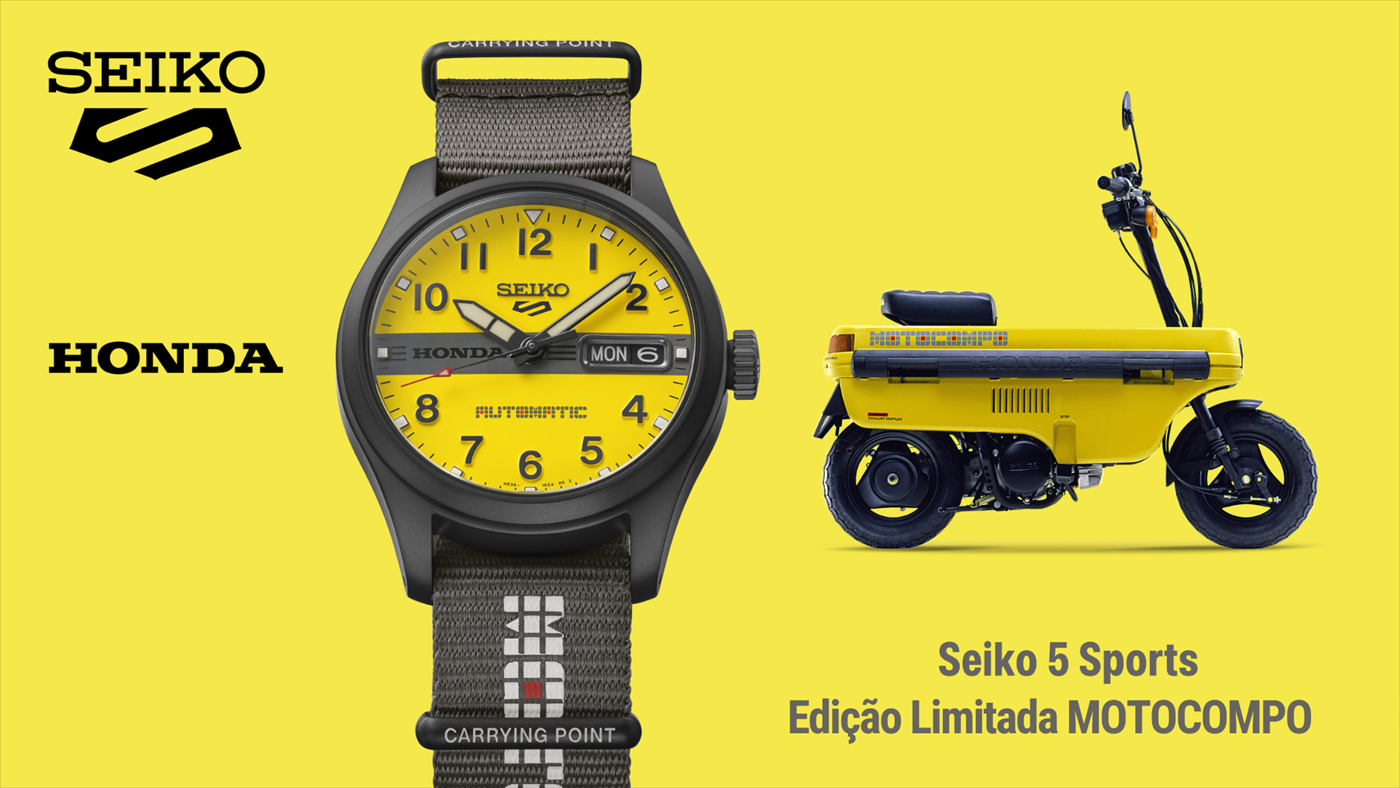 Seiko 5 Sports x Honda MOTOCOMPO HDB010K1