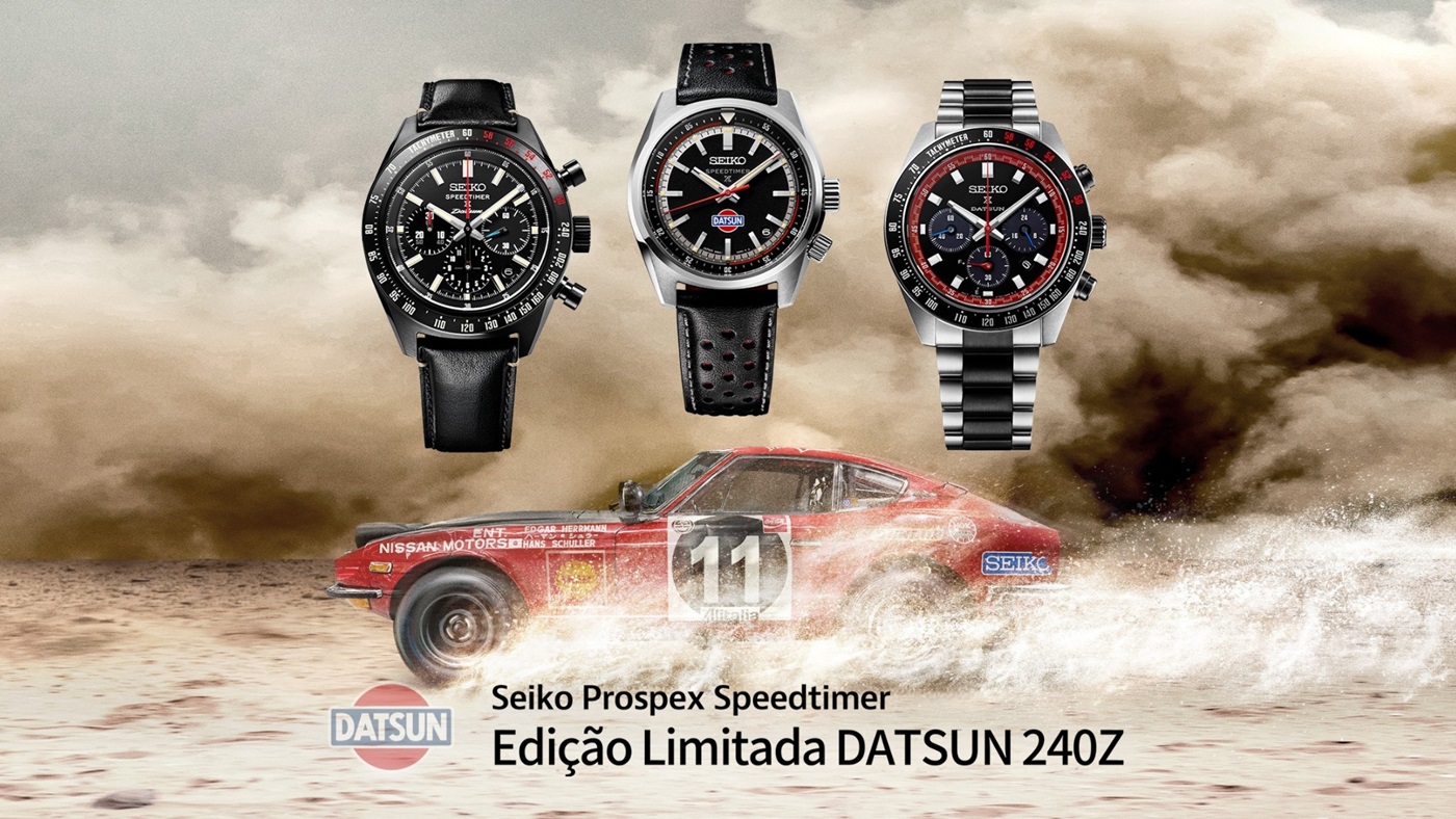 Prospex Speedtimer | Edições Limitadas Datsun 240Z SRQ057, SSC957, SPB517.