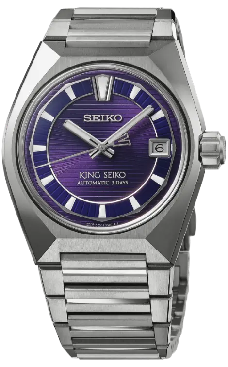 Relógio mecânico King Seiko VANAC em titânio HKF001