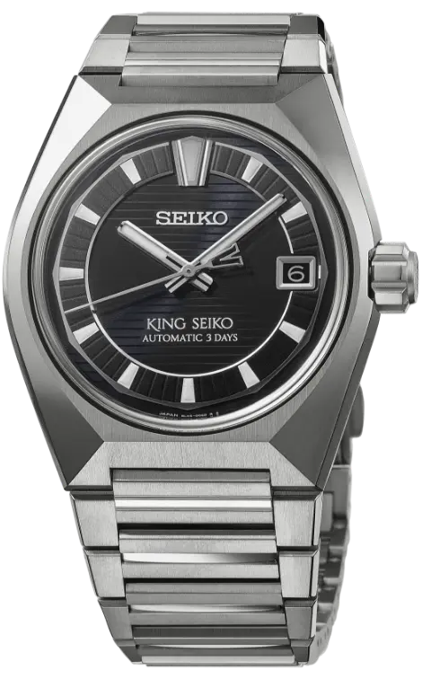 Relógio mecânico King Seiko VANAC em titânio HKF003