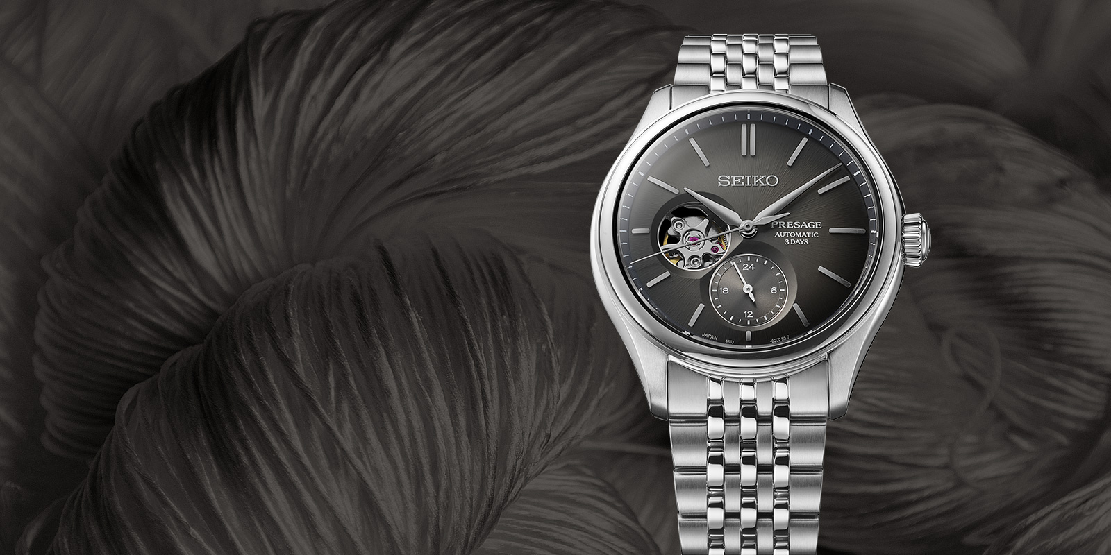 Relógios Seiko Presage Classic Series Semi-Skeleton