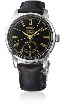 Foto do relógio Seiko Presage Classic Craftsmanship em lacado Urushi SPB499.