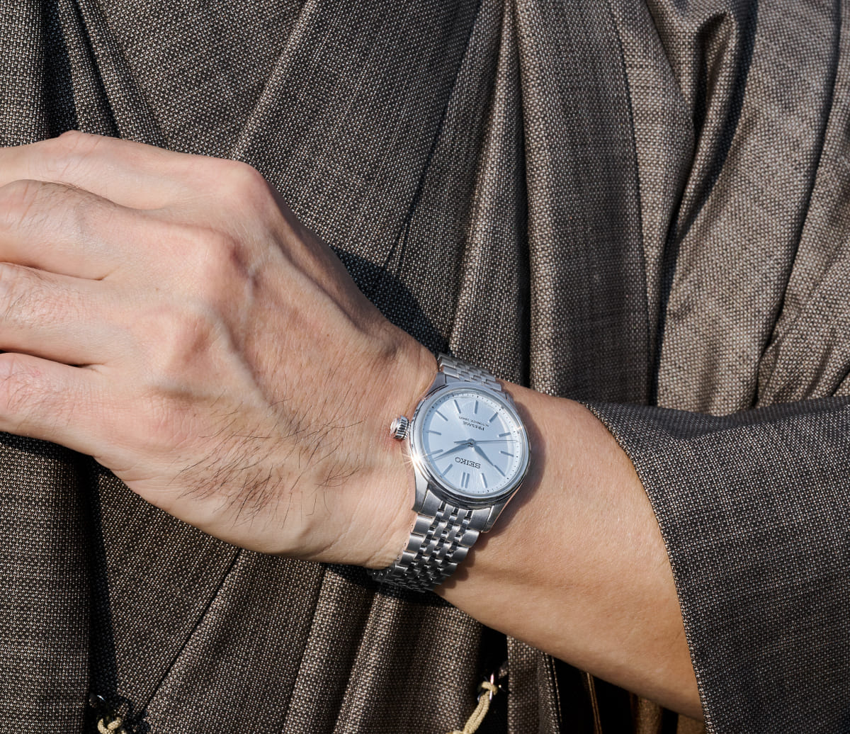 Foto do relógio mecânico Seiko Presage Classic SPB521
