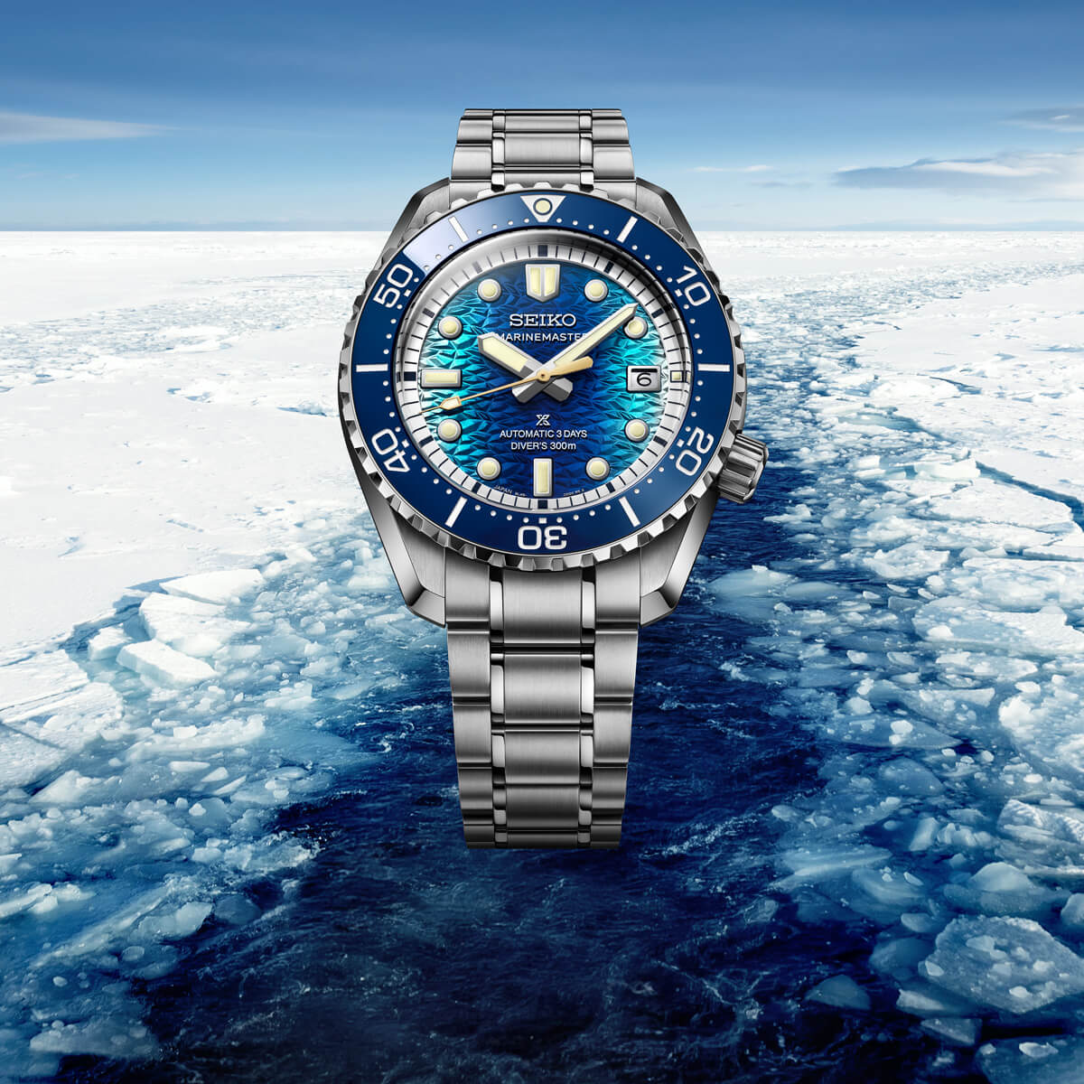 Relógio Seiko Prospex Marinemaster Diver's Histórico de 1968 Edição Limitada JAMSTEC