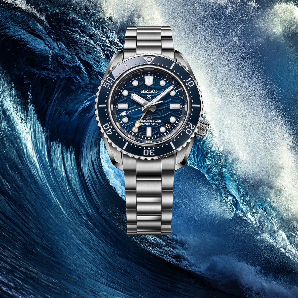 Seiko Prospex 1968 Heritage Diver’s GMT Watch Seiko Diver’s Watch 60th Anniversary Limited Edition