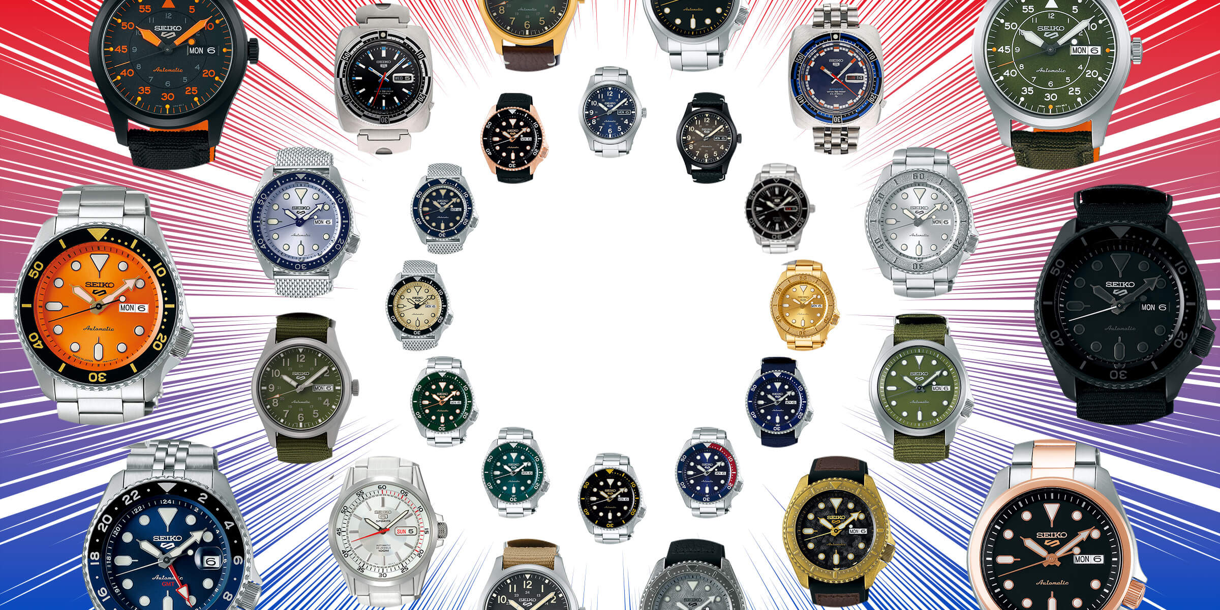 Seiko 5 Sports 55th anniversary special site