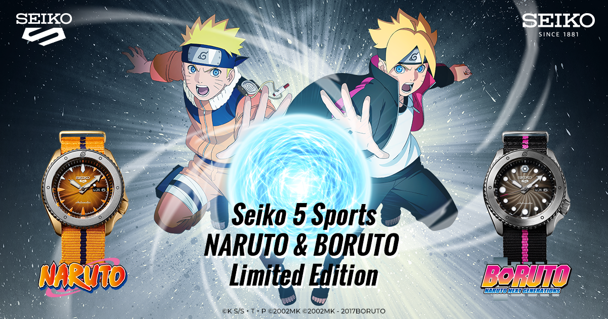Seiko 5 Sports NARUTO & BORUTO Limited Edition | Seiko Watch Corporation