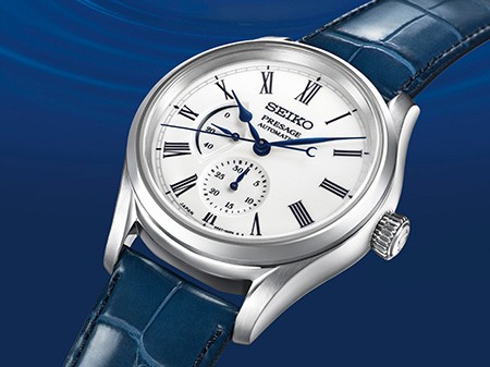 Presage captures the beauty of the moon reflected in water with an Arita  porcelain dial. | Seiko Watch Corporation