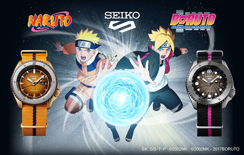 Seiko 5 Sports NARUTO & BORUTO Limited Edition, SARADA UCHIHA Model