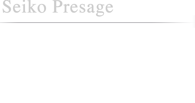 Seiko Presage The Urushi Byakudan-nuri Limited Edition