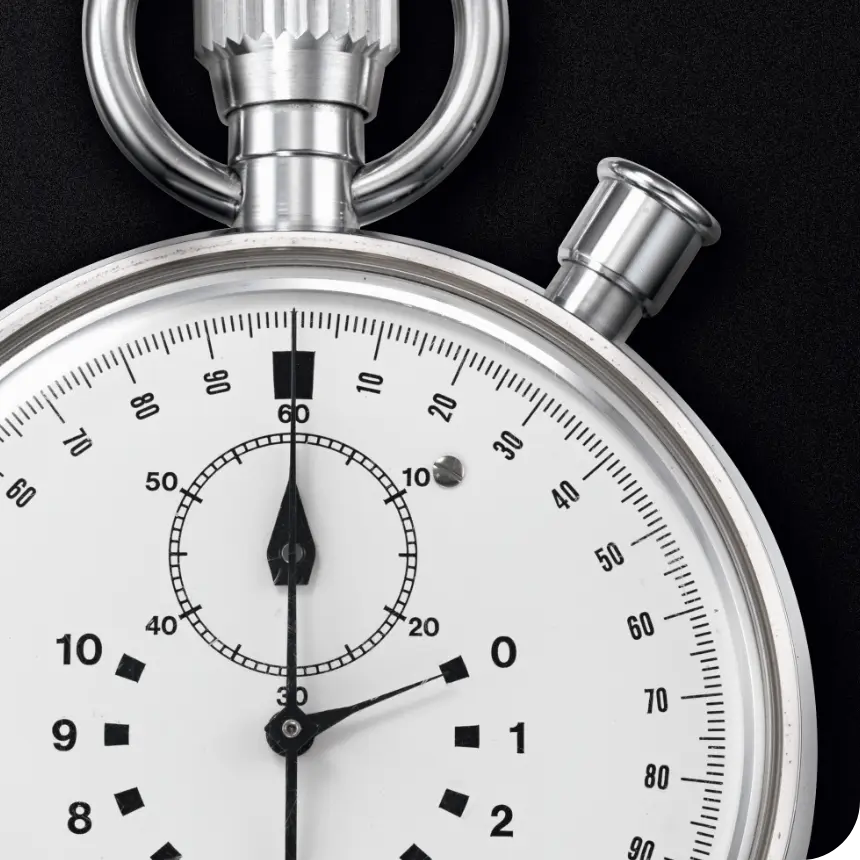 Photo of mechanical stopwatch