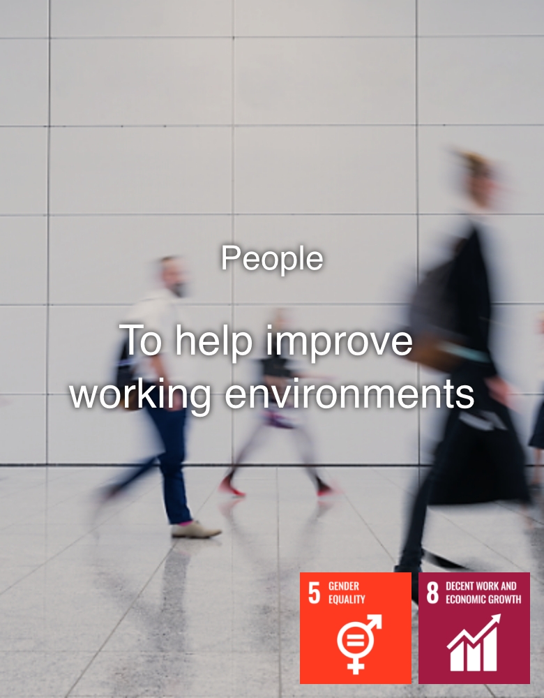 People To help improve working environments