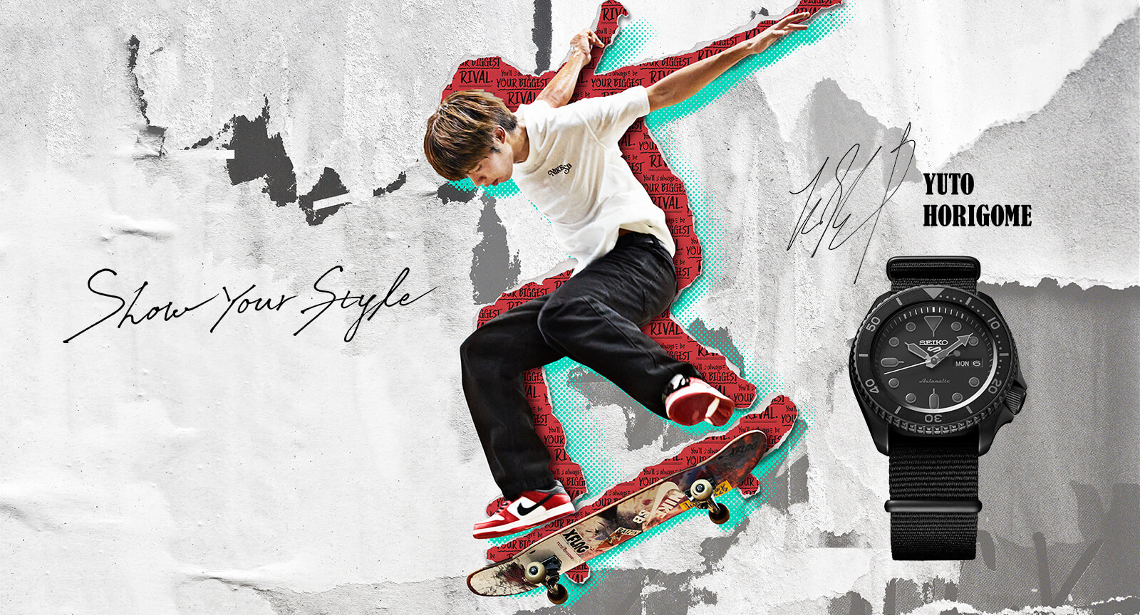 Seiko 5 Sports × Yuto Horigome