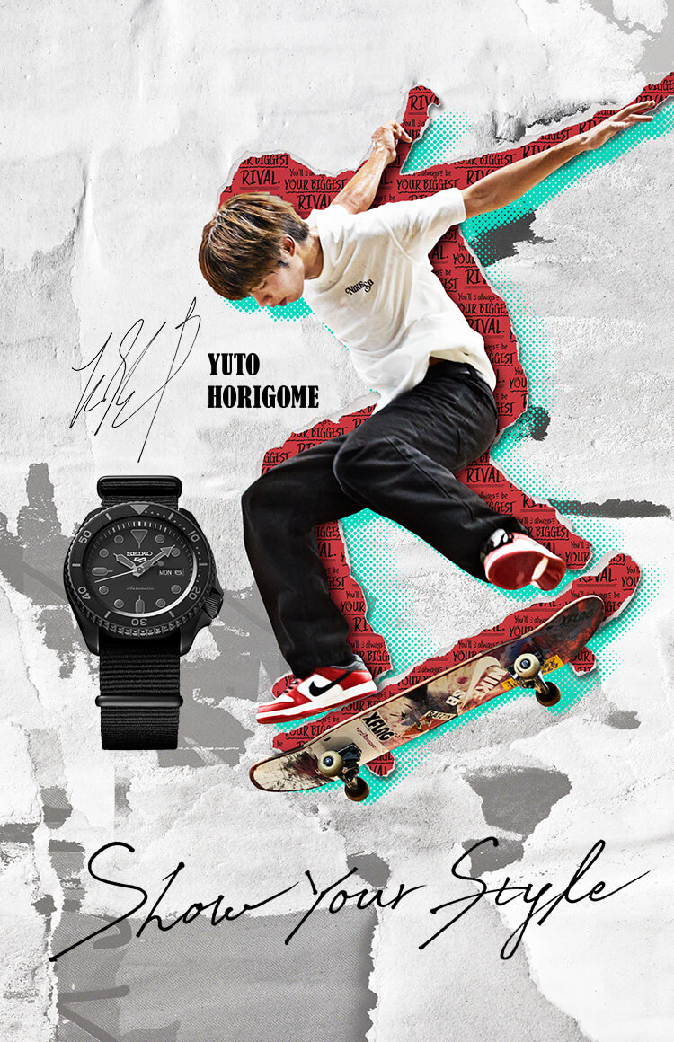 Seiko 5 Sports × Yuto Horigome