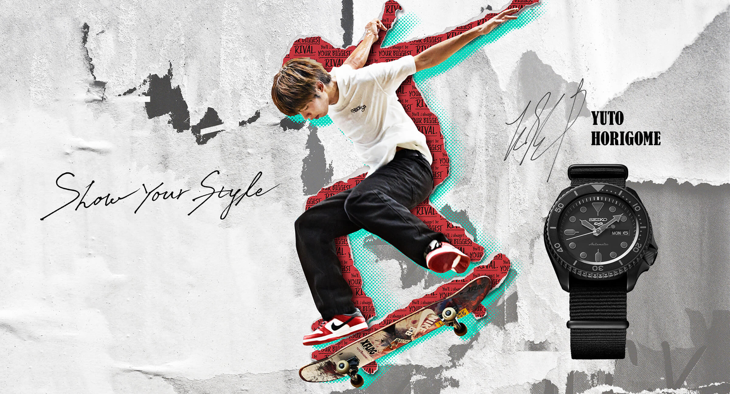 Seiko 5 Sports × Yuto Horigome