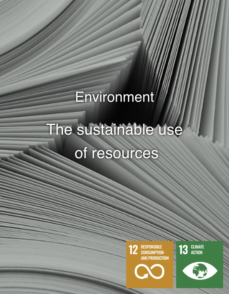 Environment The Sustainable Use of Resources
