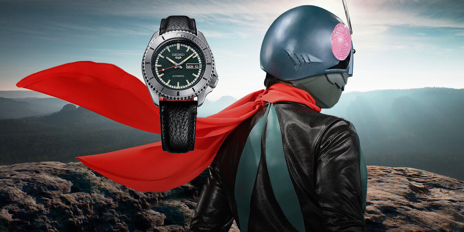 Seiko 5 Sports 55th anniversary Masked Rider Limited Edition | Seiko Watch  Corporation