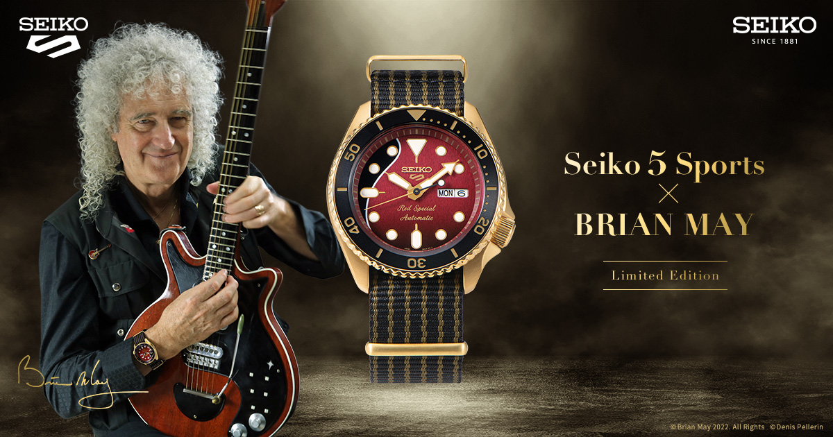 Arriba 44+ imagen brian may red special seiko watch