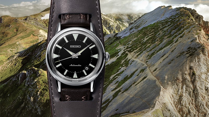 The re-creation of Seiko's first Alpinist watch from 1959. An important sports watch classic is | Seiko Watch Corporation
