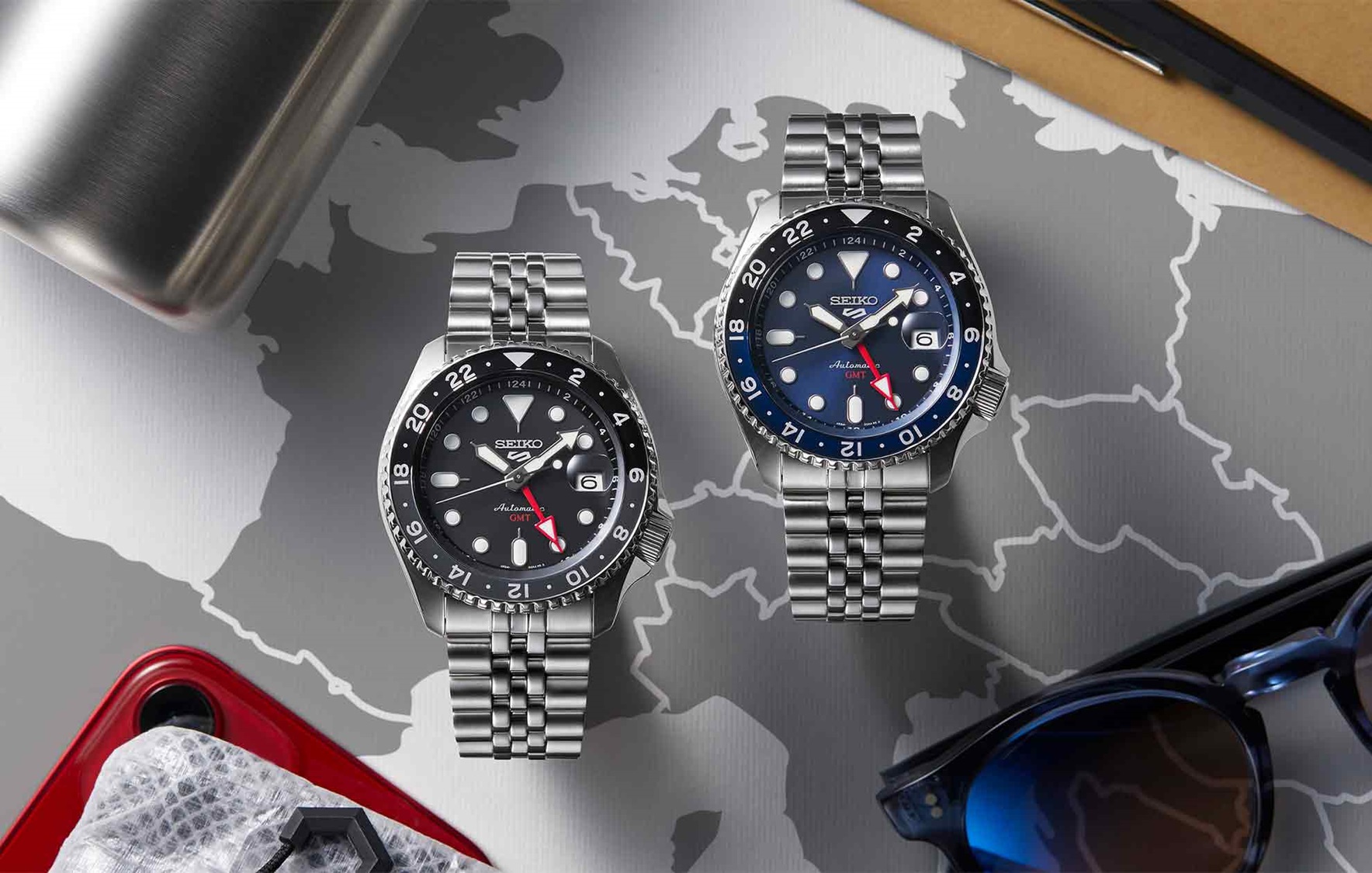 Seiko 5 Sports broadens horizons with new GMT series.