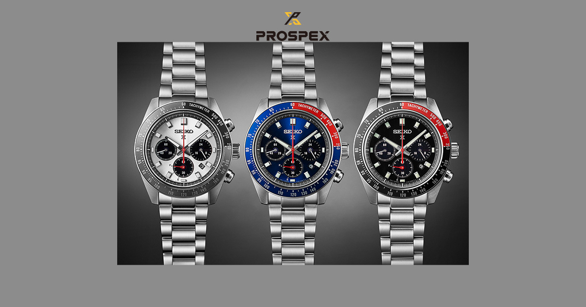 Shaped by heritage. Powered by light. The Prospex Speedtimer Solar