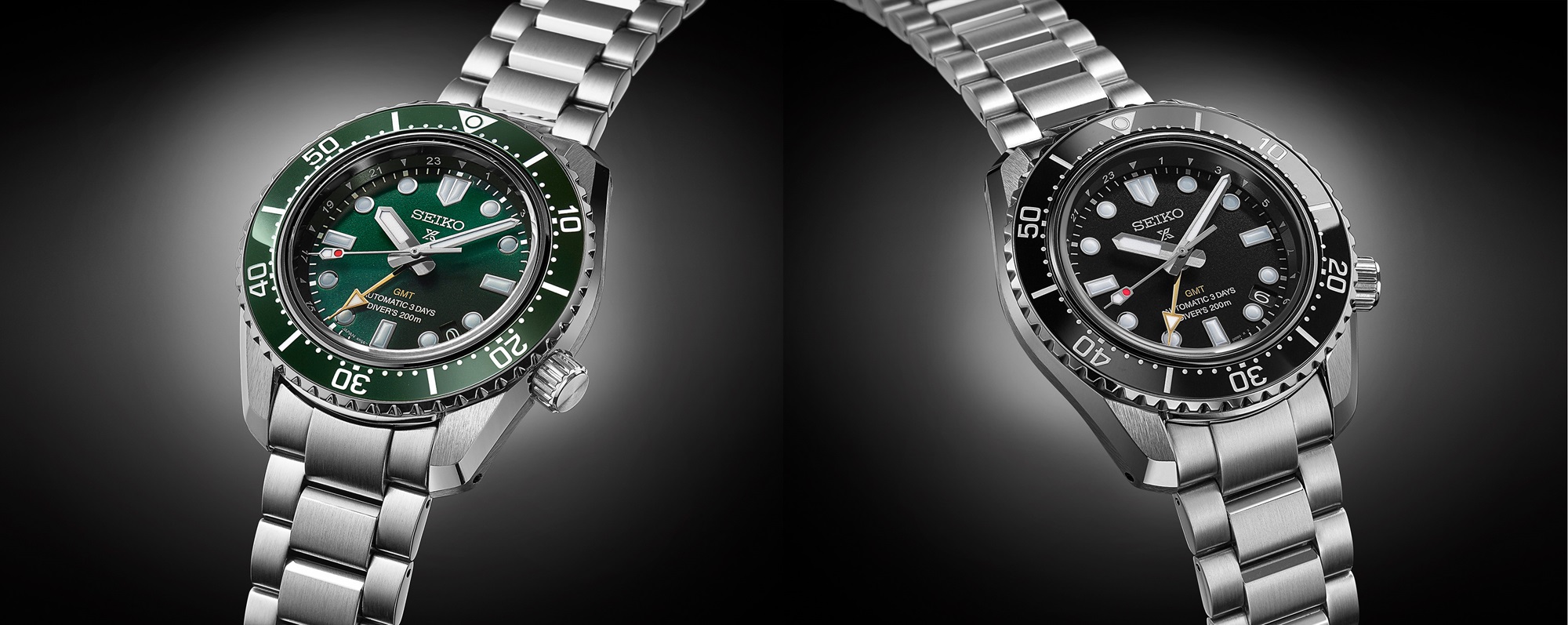 Powered by a new movement, a mechanical GMT diver's watch the Seiko Prospex collection for the first time. | Seiko Watch