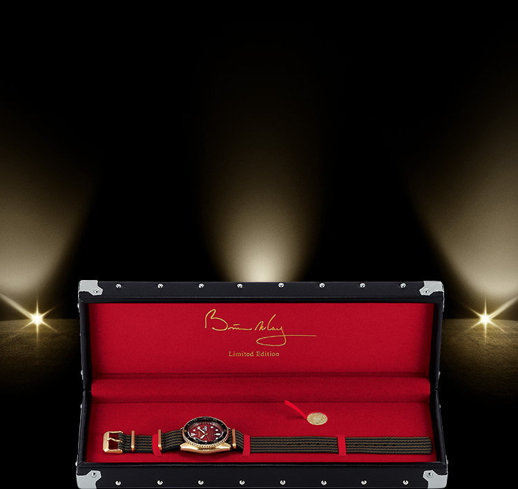 Seiko 5 Sports celebrates a legendary guitar, Brian May's ''Red Special'' |  News | Seiko Watch Corporation