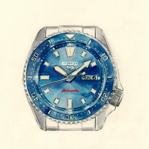 Illust of Sporty in form, refined in color.