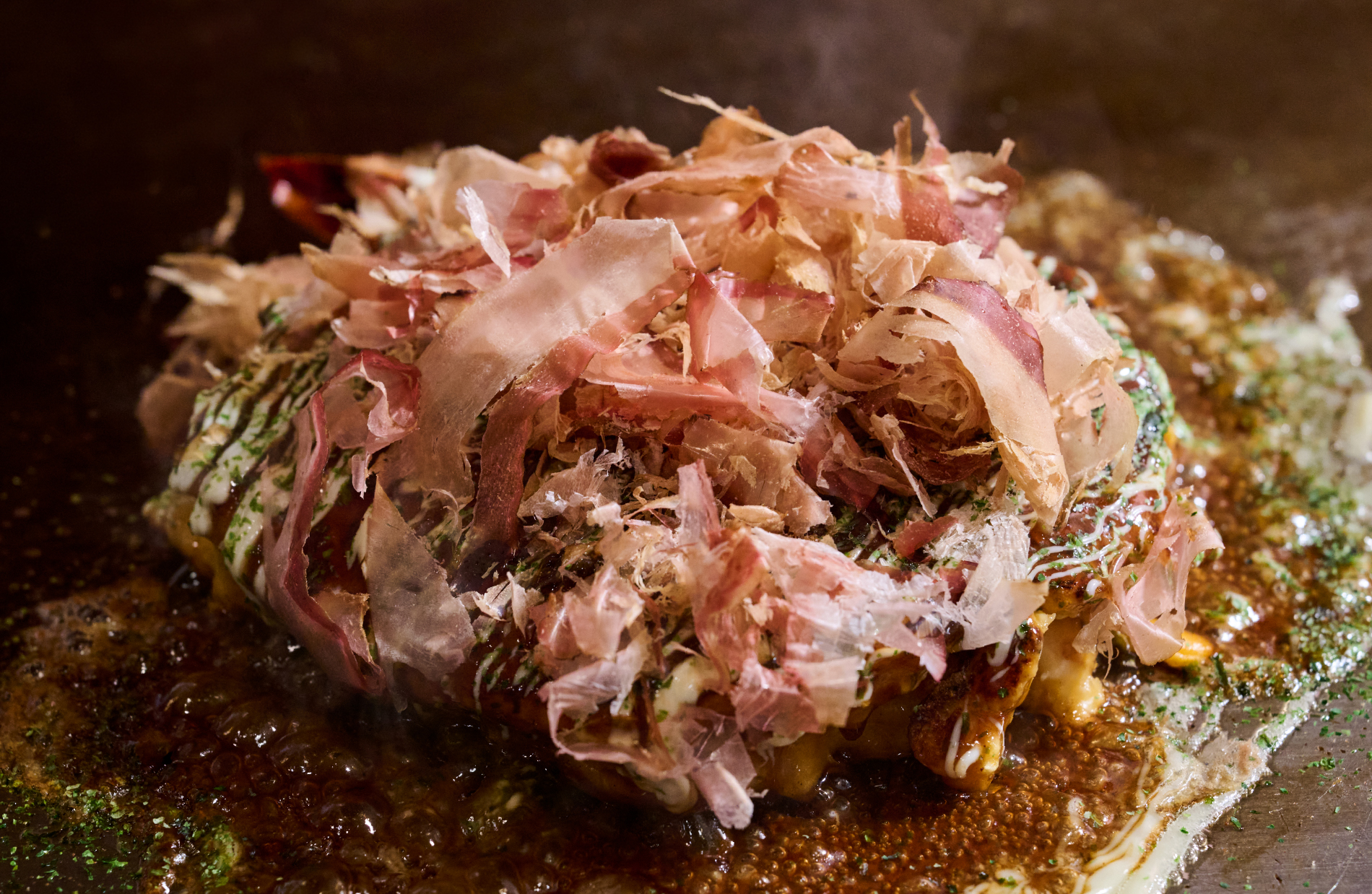 Photo of okonomiyaki